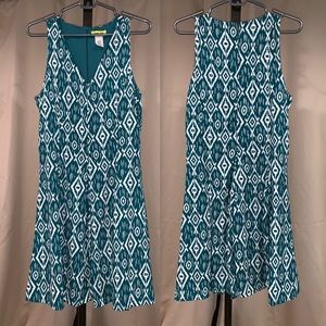 Teal Ikat A-Line dress from ModCloth